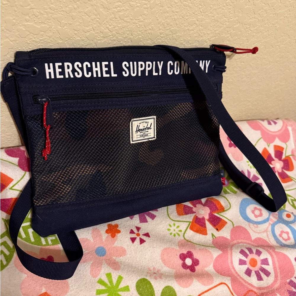 Herschel Supply Company Navy Messenger Bag